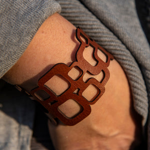 Laser Cut Leather Bracelets By Leo Gotlibowski