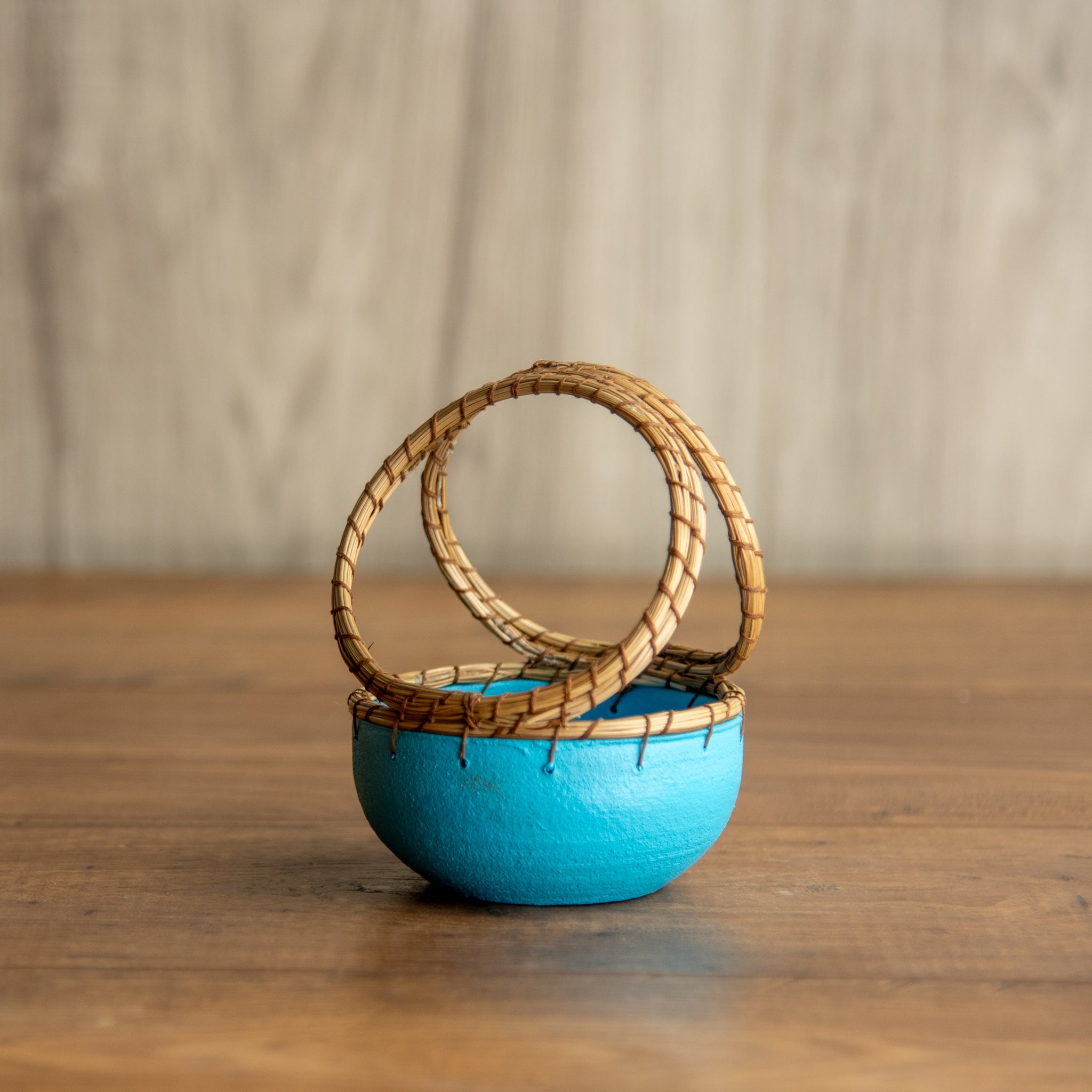 Mini Turquoise Basket