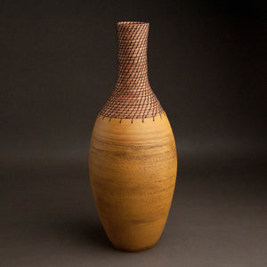 Bottle Vessel in Ochre