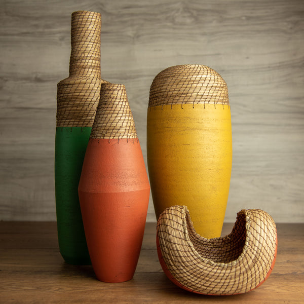 Burnt Orange Diamos Vessel